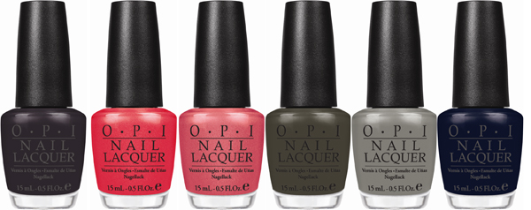 OPI fall nail colors: OPI's Touring America Collection