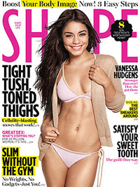 Vanessa Hudgens on Shape magazine