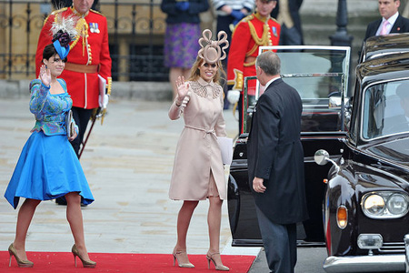 Princess Beatrice and Eugenie royal wedding hats