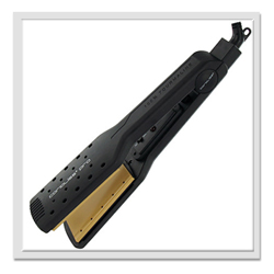 Wet-to-dry flat iron