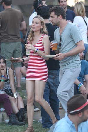 Diane Kruger and Joshua Jackson at Coachella Day 3