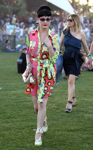 Dita Von Teese at Coachella 2011