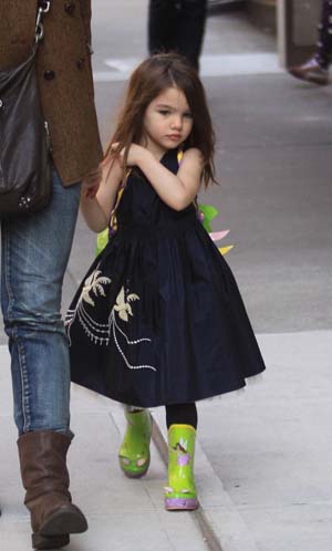 Suri Cruise in Soho