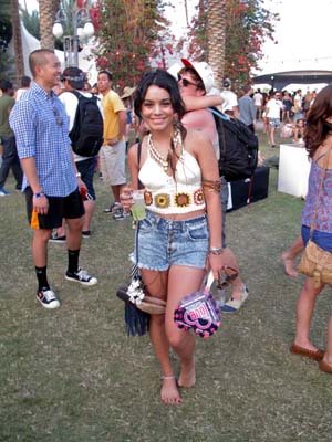 Vanessa Hudgens at Coachella 2011 Day 3