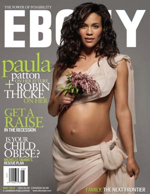 Paula Patton pregnant cover photos Ebony