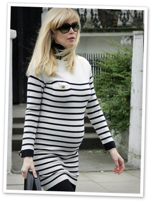 Claudia Schiffer's pregnant celebrity style