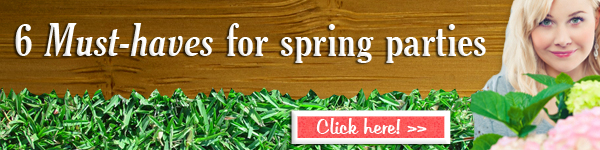 6 Must-haves for spring parties