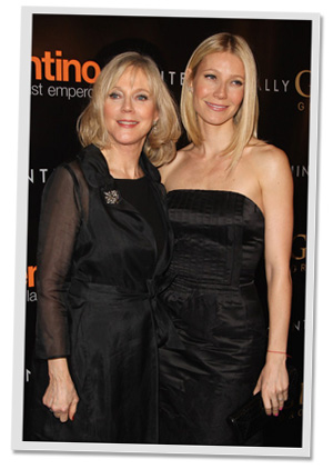 Blythe Danner and Gwyneth Paltrow
