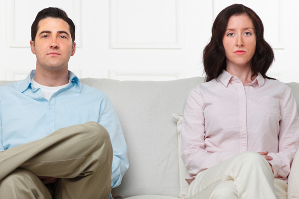 Bored couple