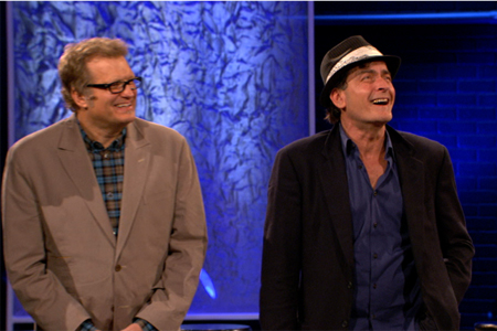 Charlie Sheen on improv-a-ganza