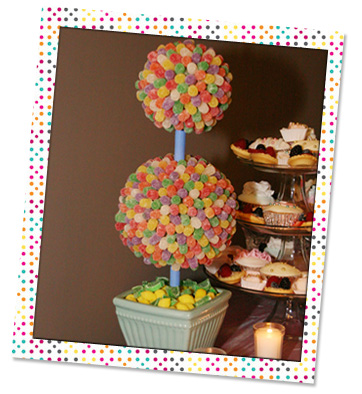 Gumdrop topiary