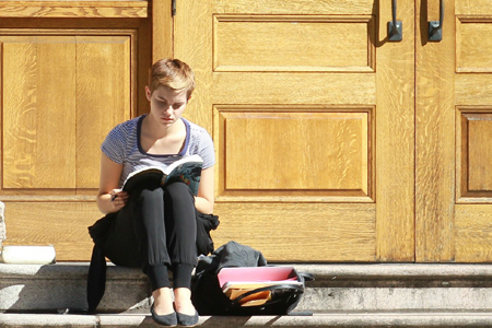 Emma Watson at Brown University
