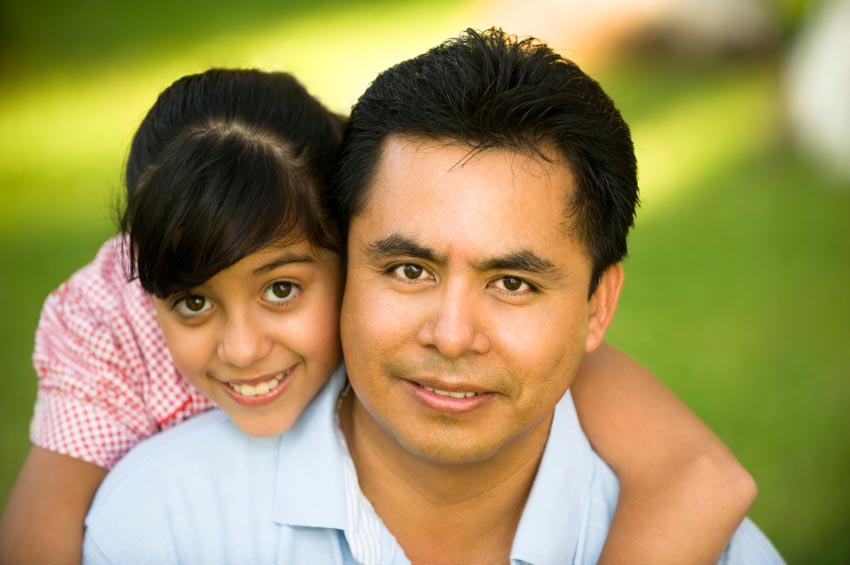 father and daughter