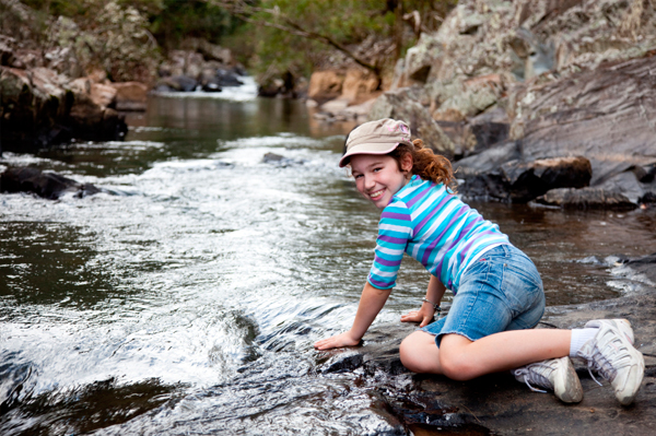 Girl in National Park