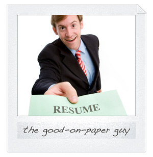 Boyfriend type: The good-on-paper guy