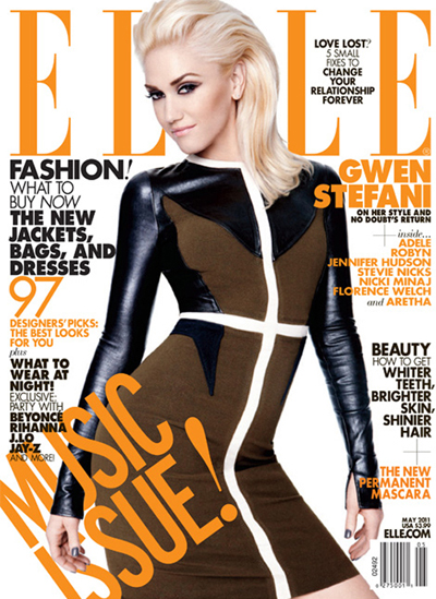 Gwen Stefani on the cover of ELLE