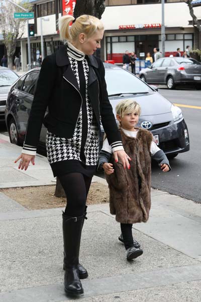 Gwen Stefani and son Kingston