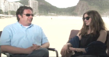 SheKnows visits with Anne Hathaway in Rio