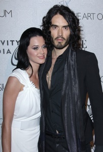 Katy Perry and Russell Brand
