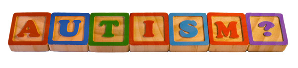 AUTISM in letter blocks