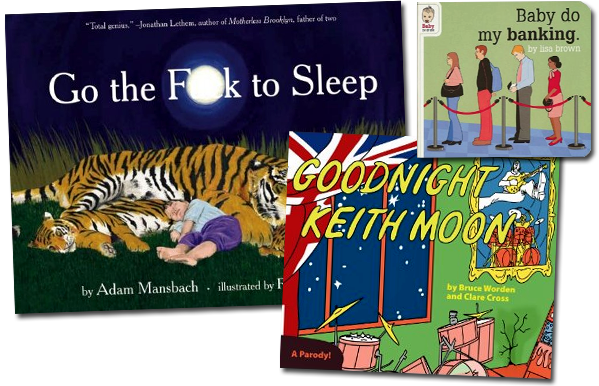 Baby bedtime books - parodies