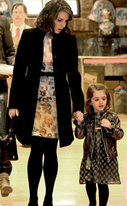 Tina Fey and daughter Alice