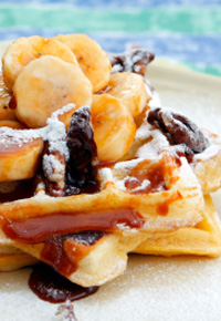 Pecan waffles