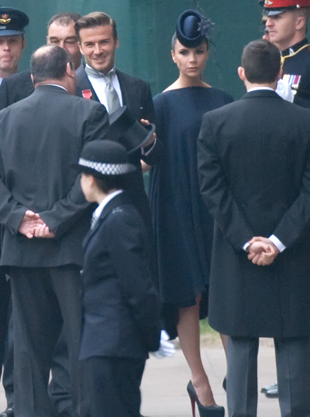 Posh & Becks at the royal wedding