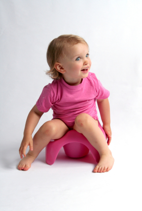 Potty training girl