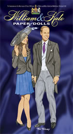 Royal couple paper dolls