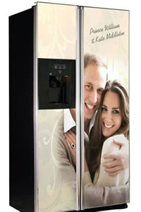 Prince William and Kate Middleton Refrigerator