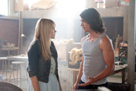 Aimee Teegarden and Thomas McDonell in Prom