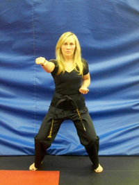 Square horse reverse punch