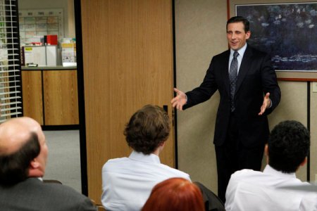 Steve Carell says goodbye to The Office