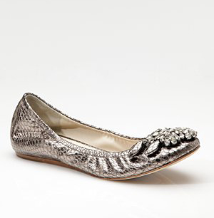 Vera Wang ballet flat for Kate Middleton's wedding