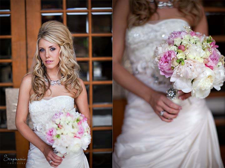 Bride with vintage style
