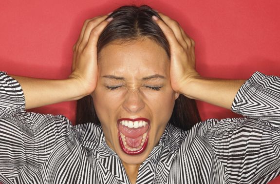 Women upset after breakup