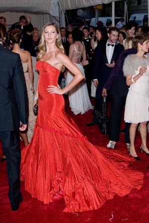Giselle Bundchen 2011 MET Gala