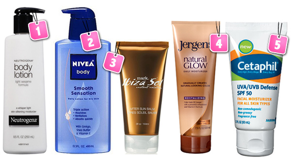 5 Light moisturizers