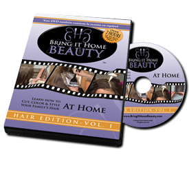 Bring it Home Beauty DVD with hair tips