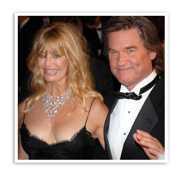 Goldie Hawn and Kurt Russell