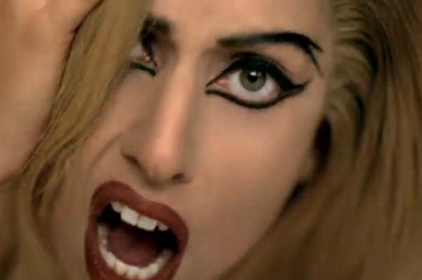 lady gaga hottest video. Lady Gaga Egyptian eyeliner