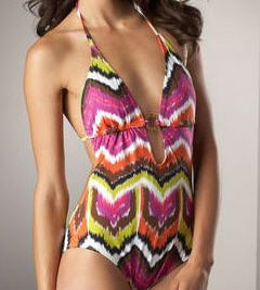 Trina Turk colorful summer one peice swimwear