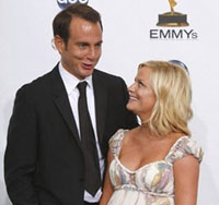 Celebrity couple Amy Poehler and Will Arnett