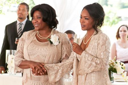 Angela Bassett attends a wedding in Jumping the Broom