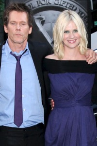 Kevin Bacon and January Jones