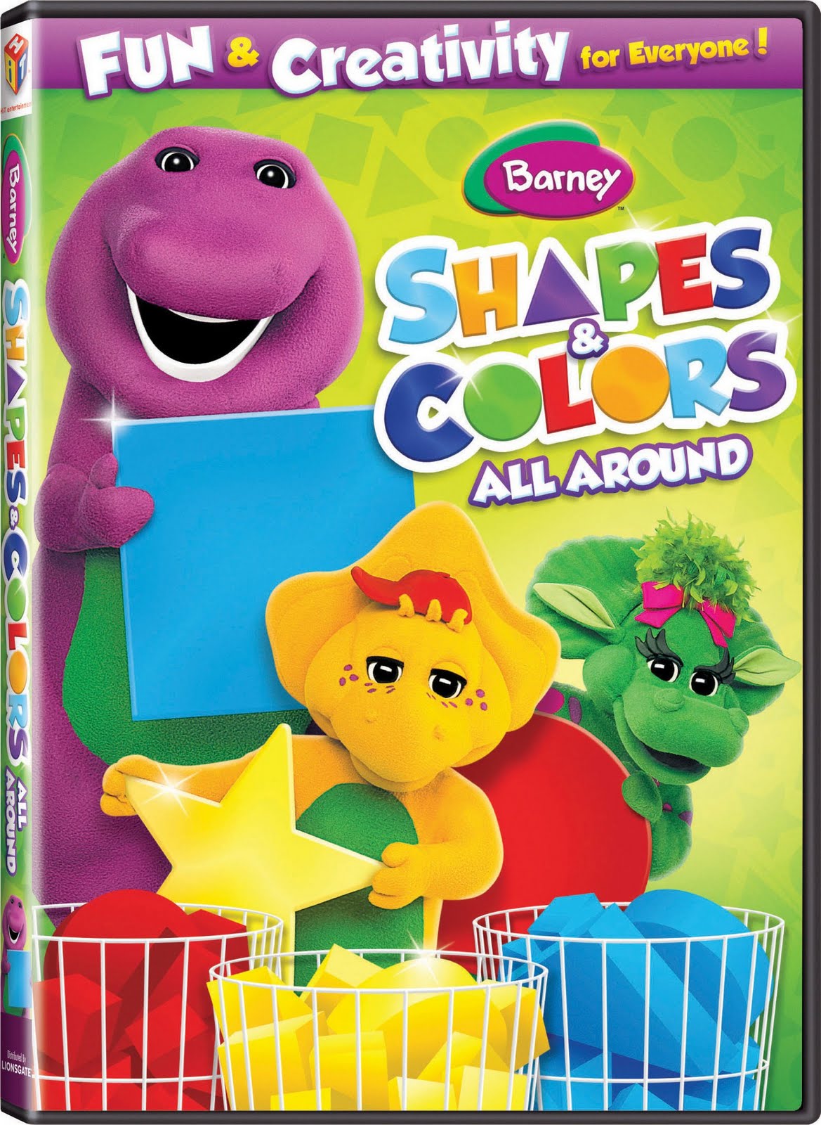 Barney Shapes & Colors All Around DVD