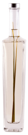 Bottle of infused vodka