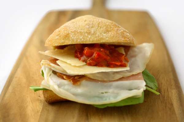 Gluten free ham sandwich