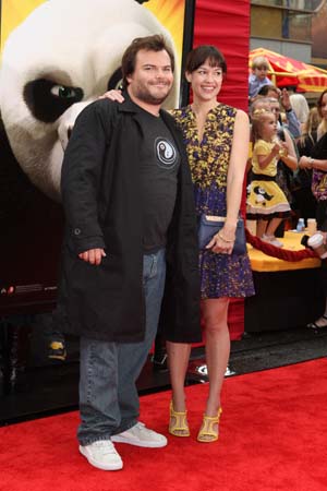 Jack Black at the Kung Fu Panda 2 premiere